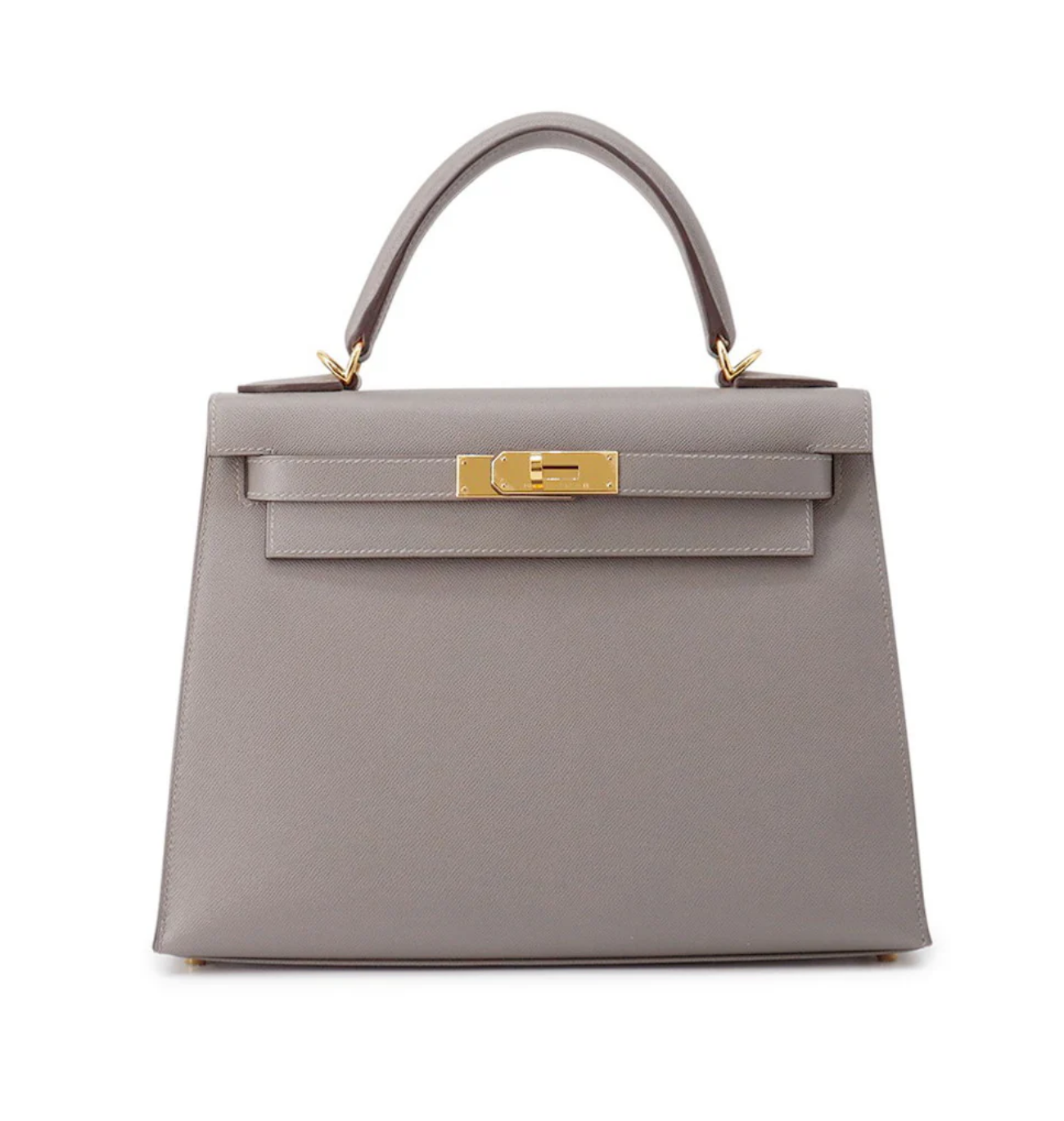 HERMES Kelly28 Gris Meyer Veau Madame