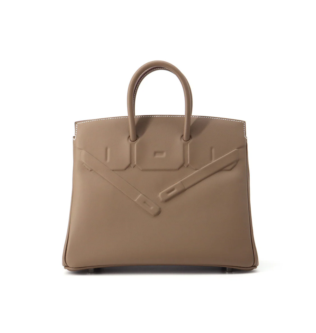 HERMES Birkin 25 Shadow Etoupe Swift Leather