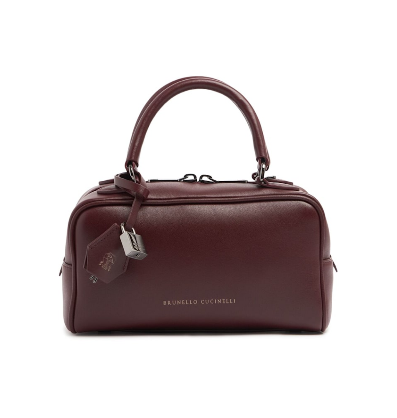 BRUNELLO CUCINELLI Glossy Nappa Shoulder Bag