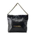 CHANEL 22 Small Calf Leather Chain Shoulder Bag