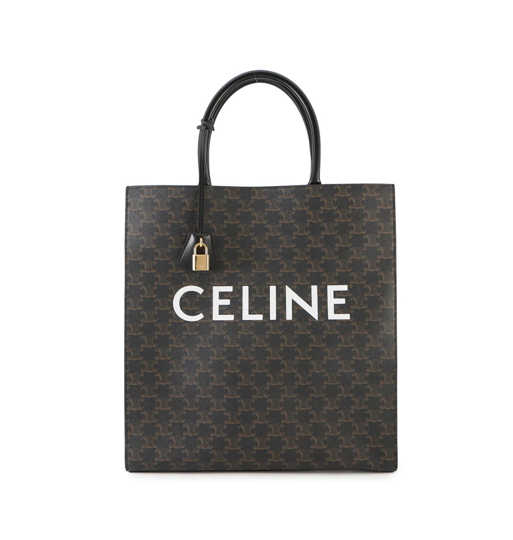 CELINE Triomphe Vertical Cabas Tote Bag