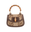 GUCCI Bamboo 1947 Jumbo GG Top Handle Bag