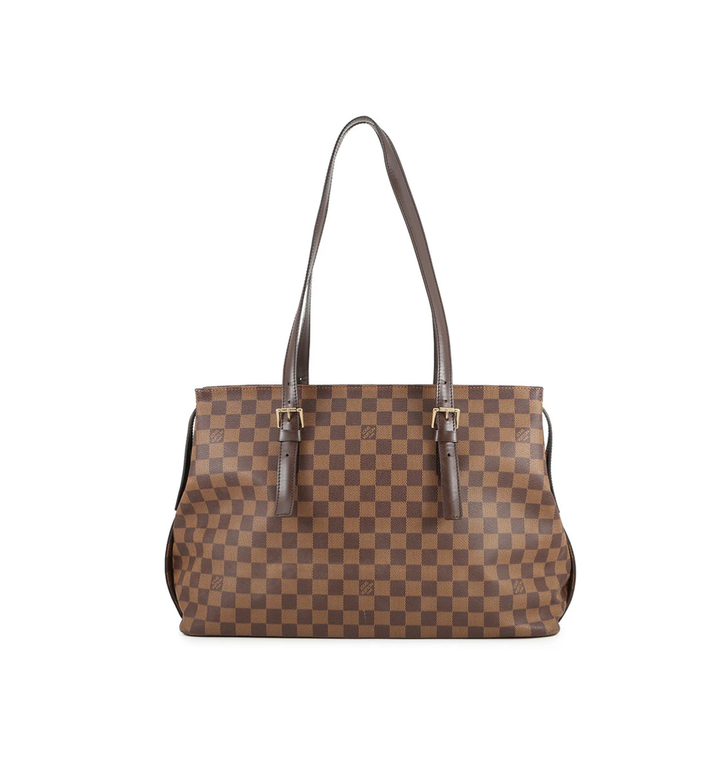 LOUIS VUITTON Chelsea Damier Ebene Canvas Bag