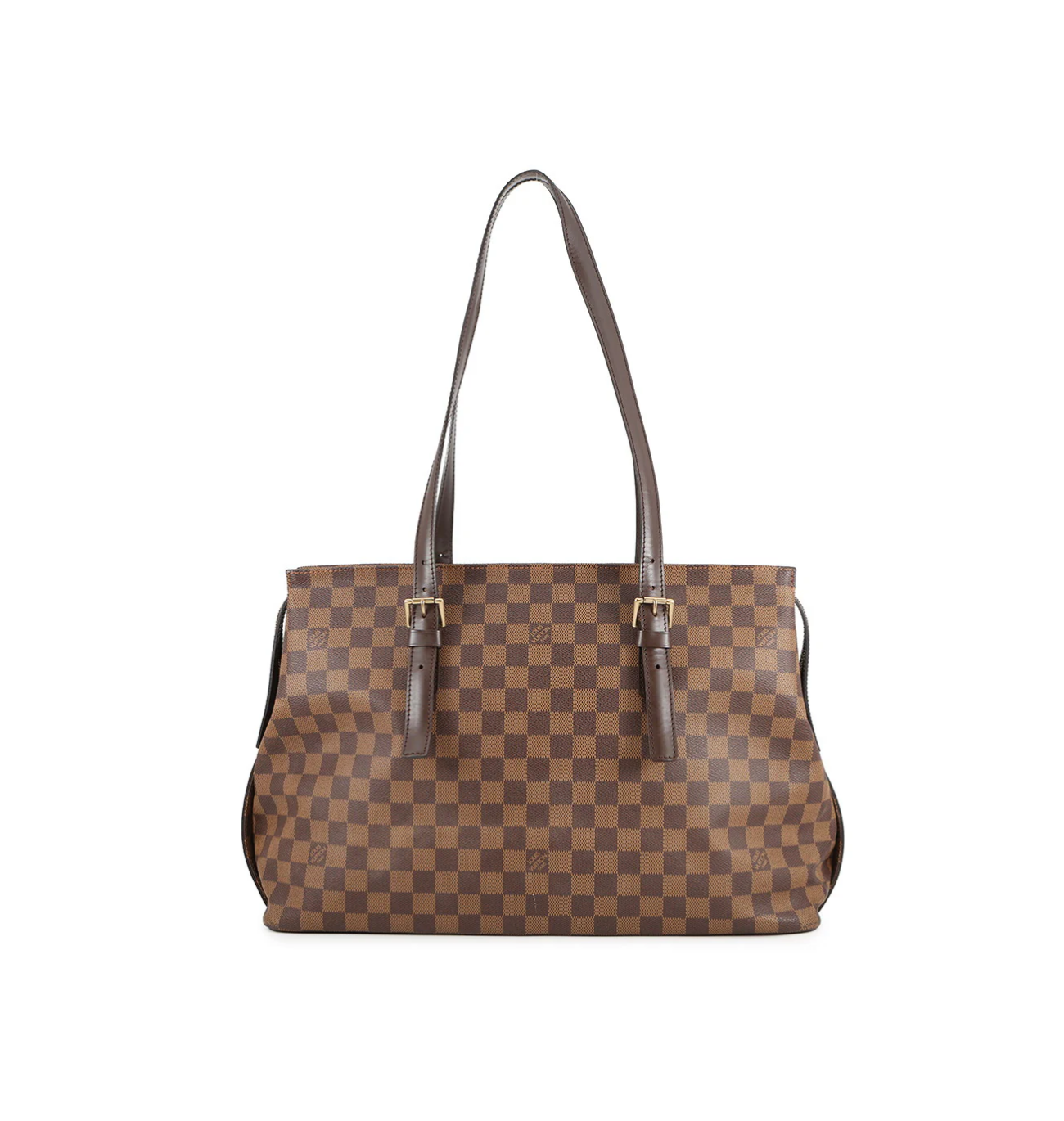 LOUIS VUITTON Chelsea Damier Ebene Canvas Bag