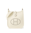 HERMES Evelyne Long Cream Taurillon Clemence TPM