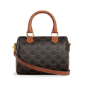 CELINE Triomphe Boston Handbag