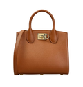 FERRAGAMO Studio Box Leather Bag