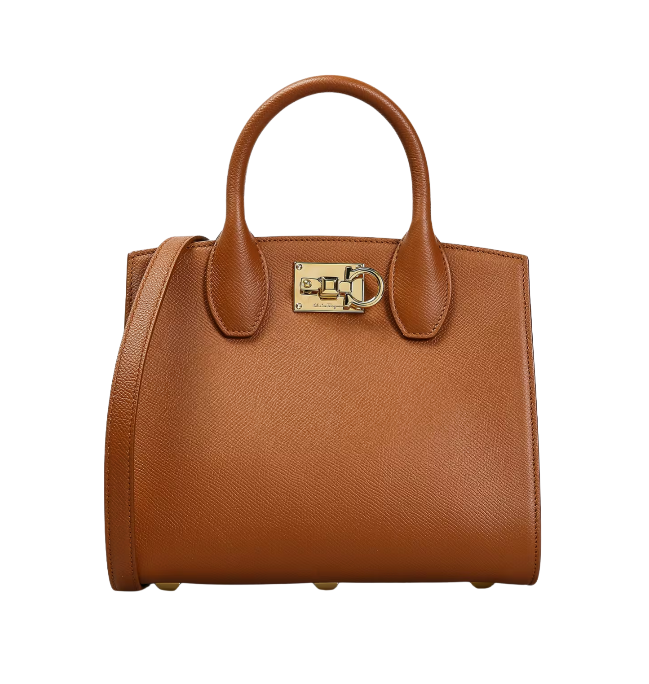 FERRAGAMO Studio Box Leather Bag