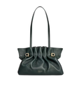 FERRAGAMO Gancio Piercing Soft Leather Shoulder Bag