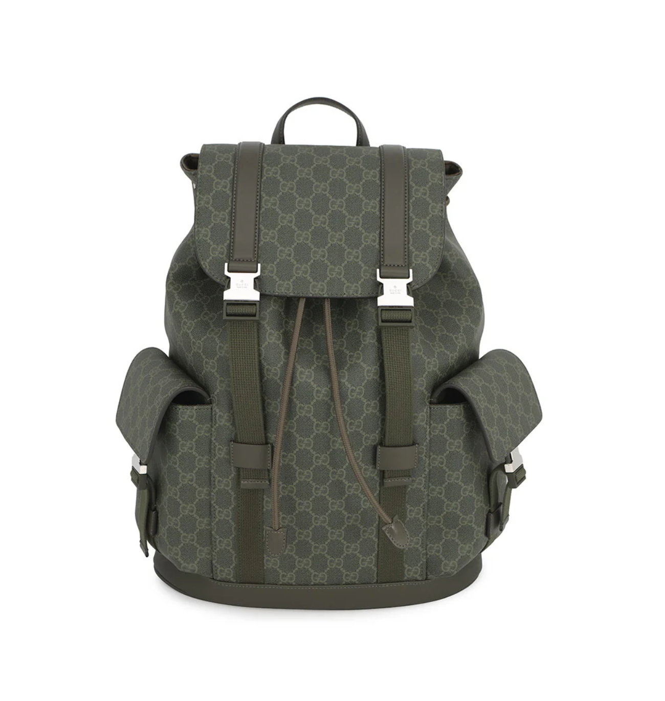 GUCCI GG Supreme Green Backpack