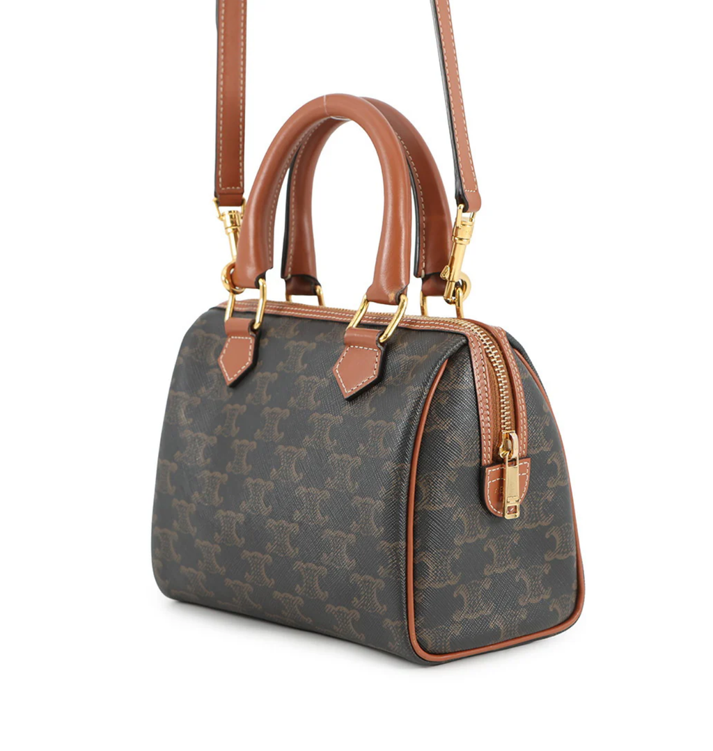 CELINE Triomphe Boston Handbag