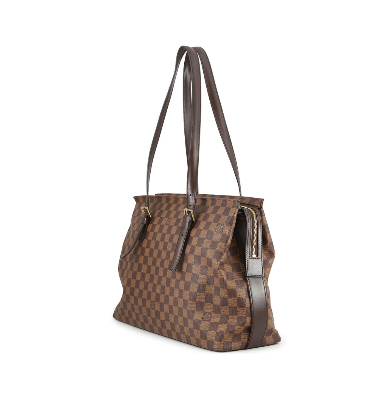 LOUIS VUITTON Chelsea Damier Ebene Canvas Bag