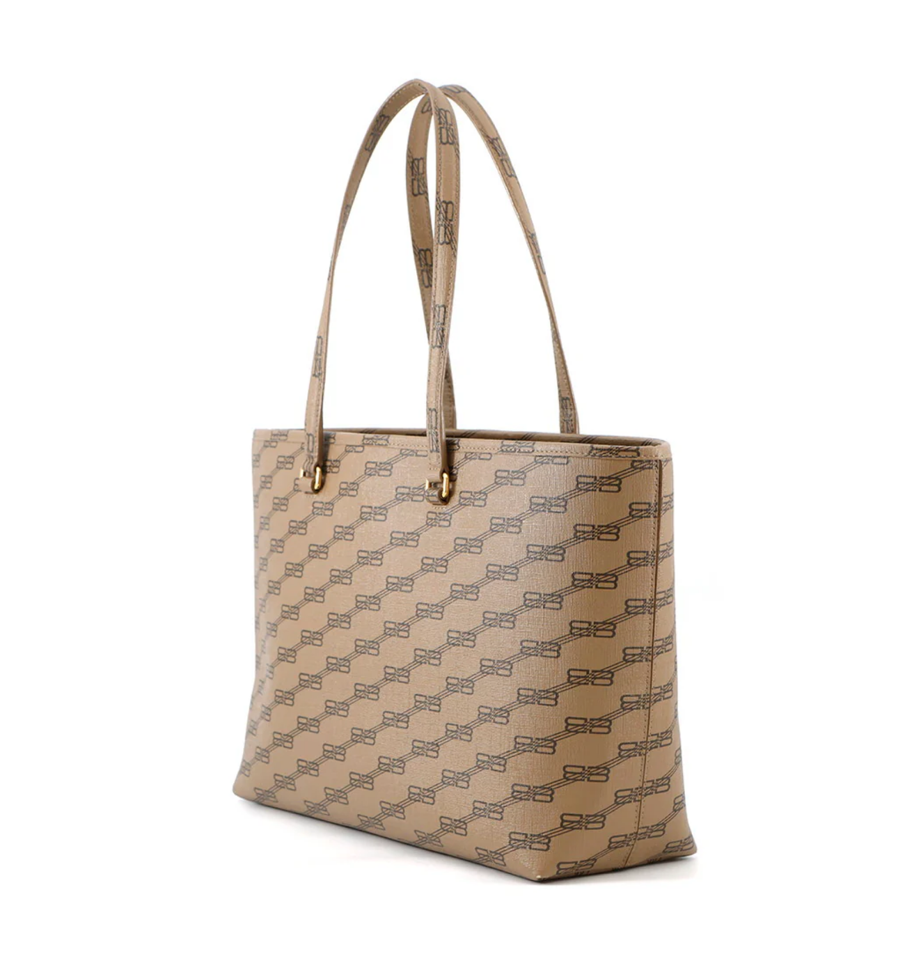 BALENCIAGA Monogram Signature Shopper Bag