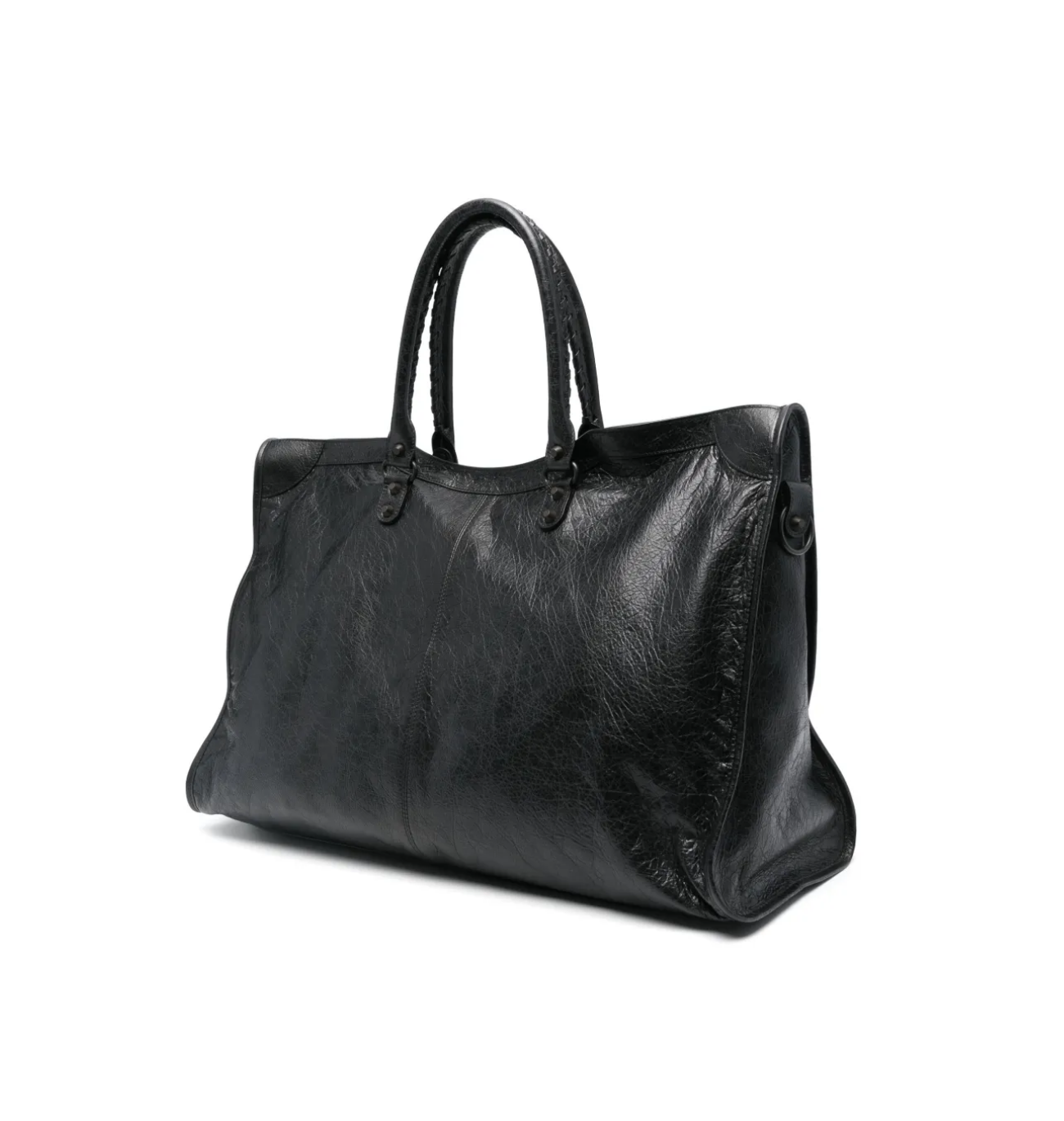 BALENCIAGA Black Leather Le City Travel Bag