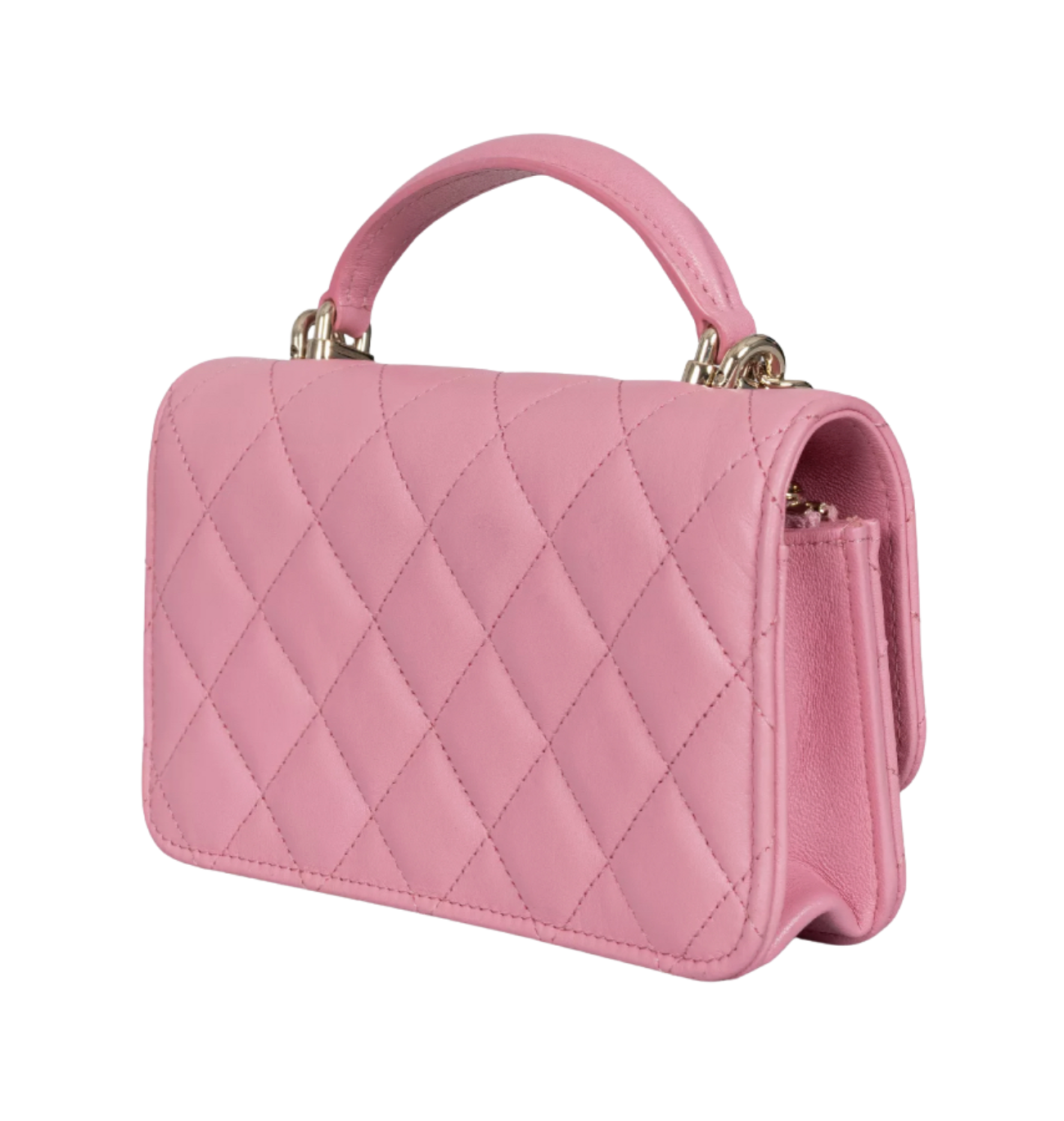 CHANEL Pink Mini Flap Bag