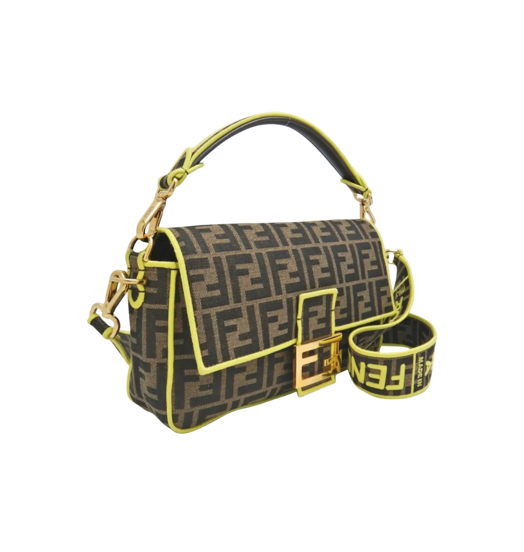 FENDI Baguette Zucca Mamma Shoulder Bag