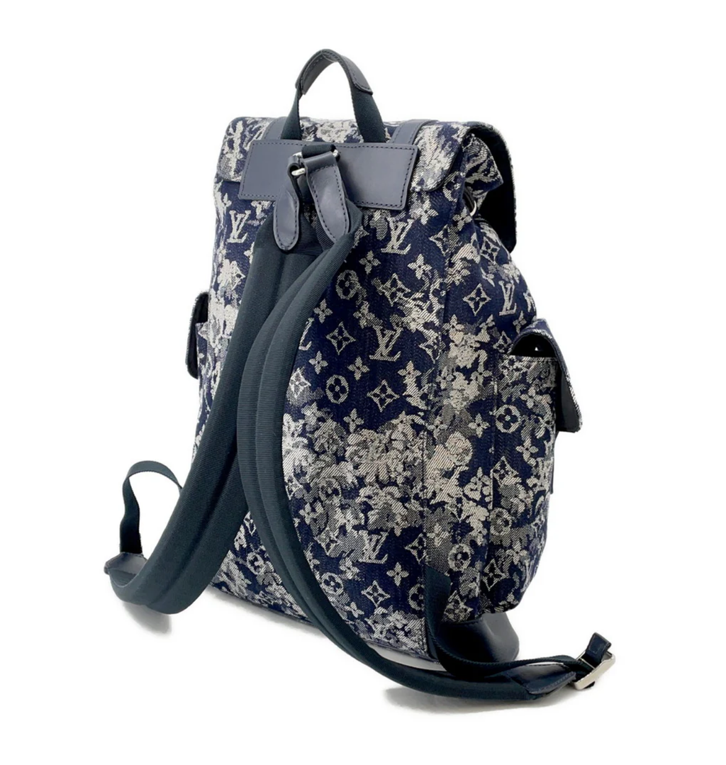 LOUIS VUITTON Christopher PM Navy Blue