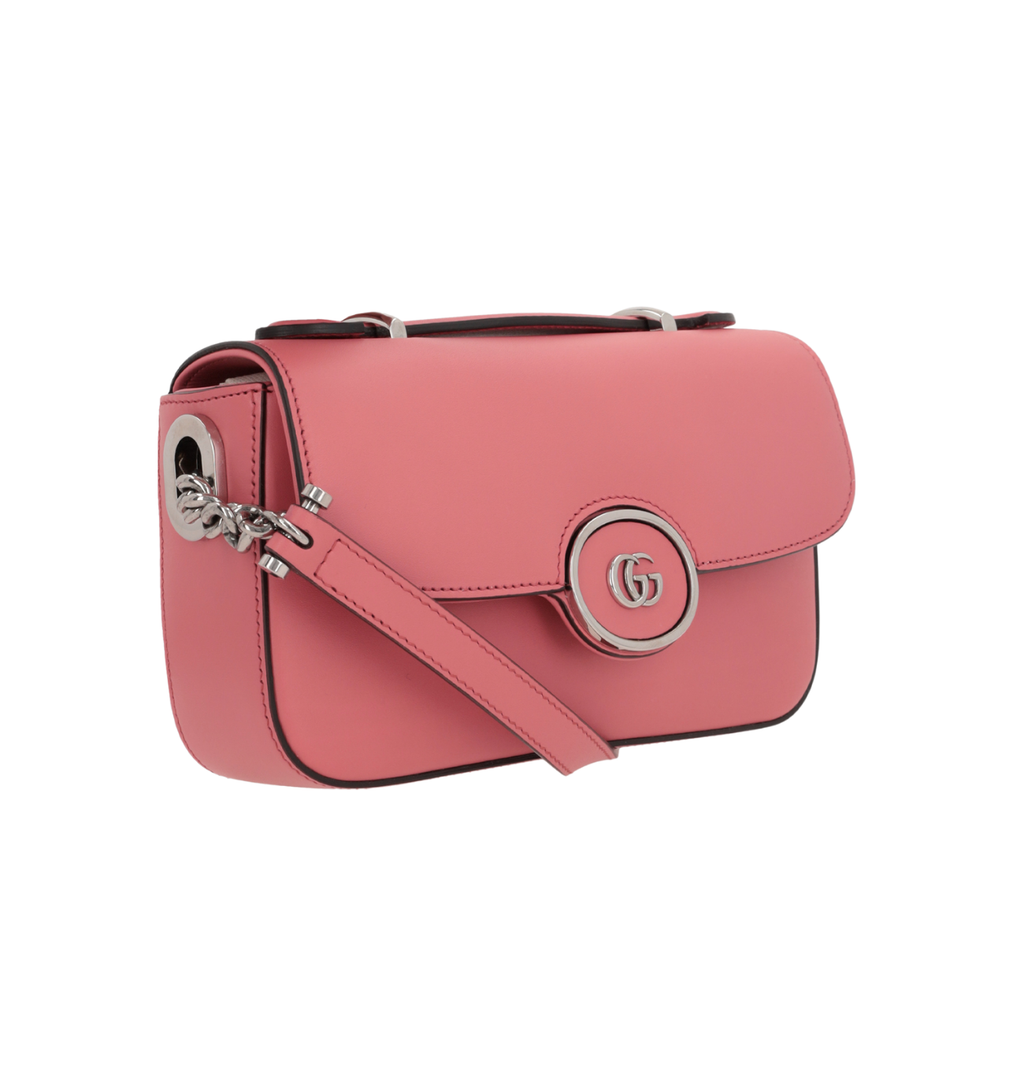 GUCCI Petite GG Mini Smooth Leather Shoulder Bag