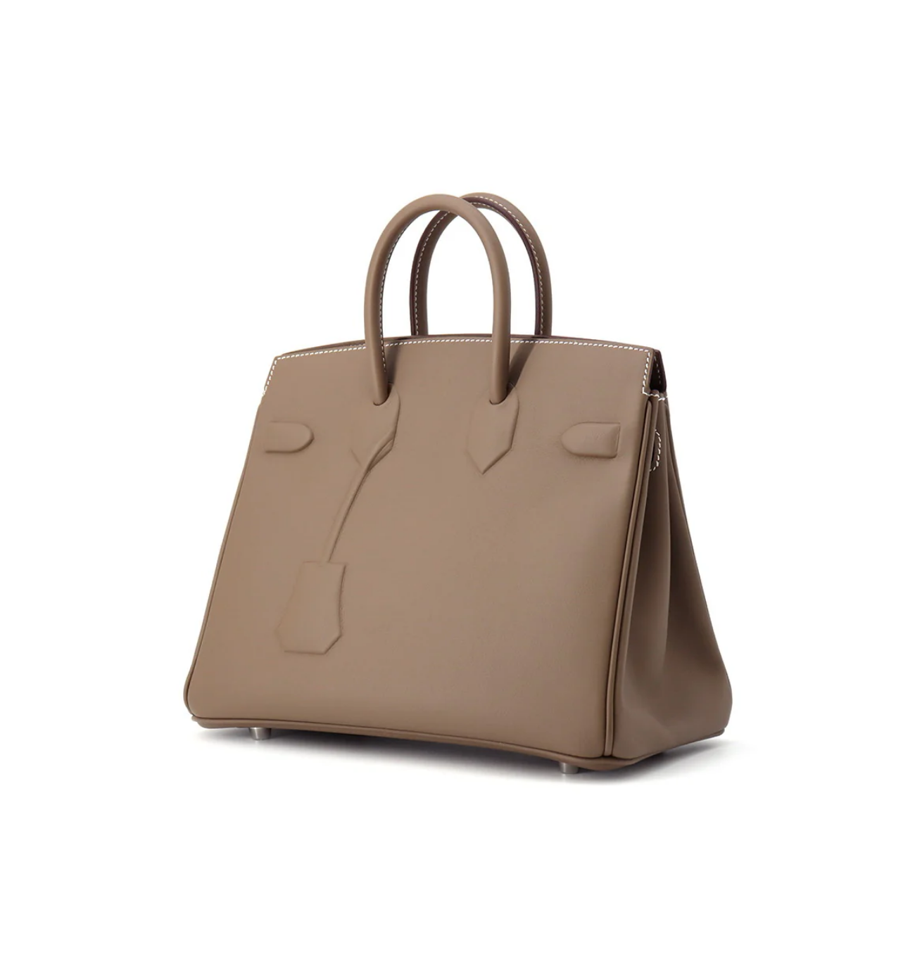 HERMES Birkin 25 Shadow Etoupe Swift Leather