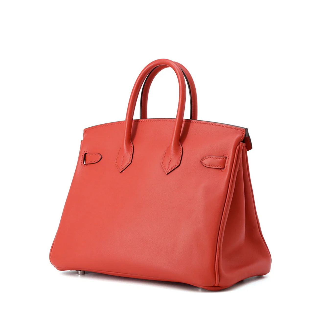 HERMES Birkin 25 Rouge Coeur Swift Leather
