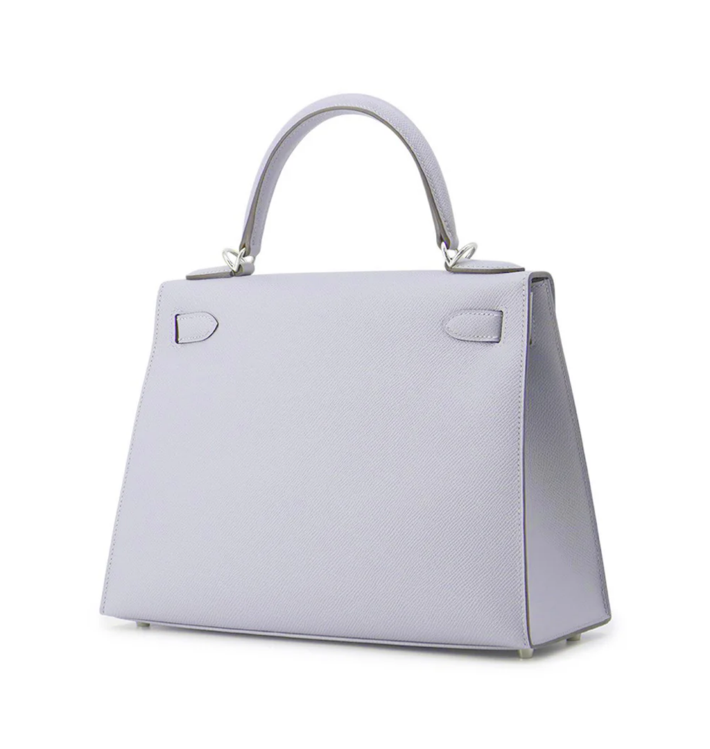 HERMES Kelly 28 Sellier Green Pantan Epsom