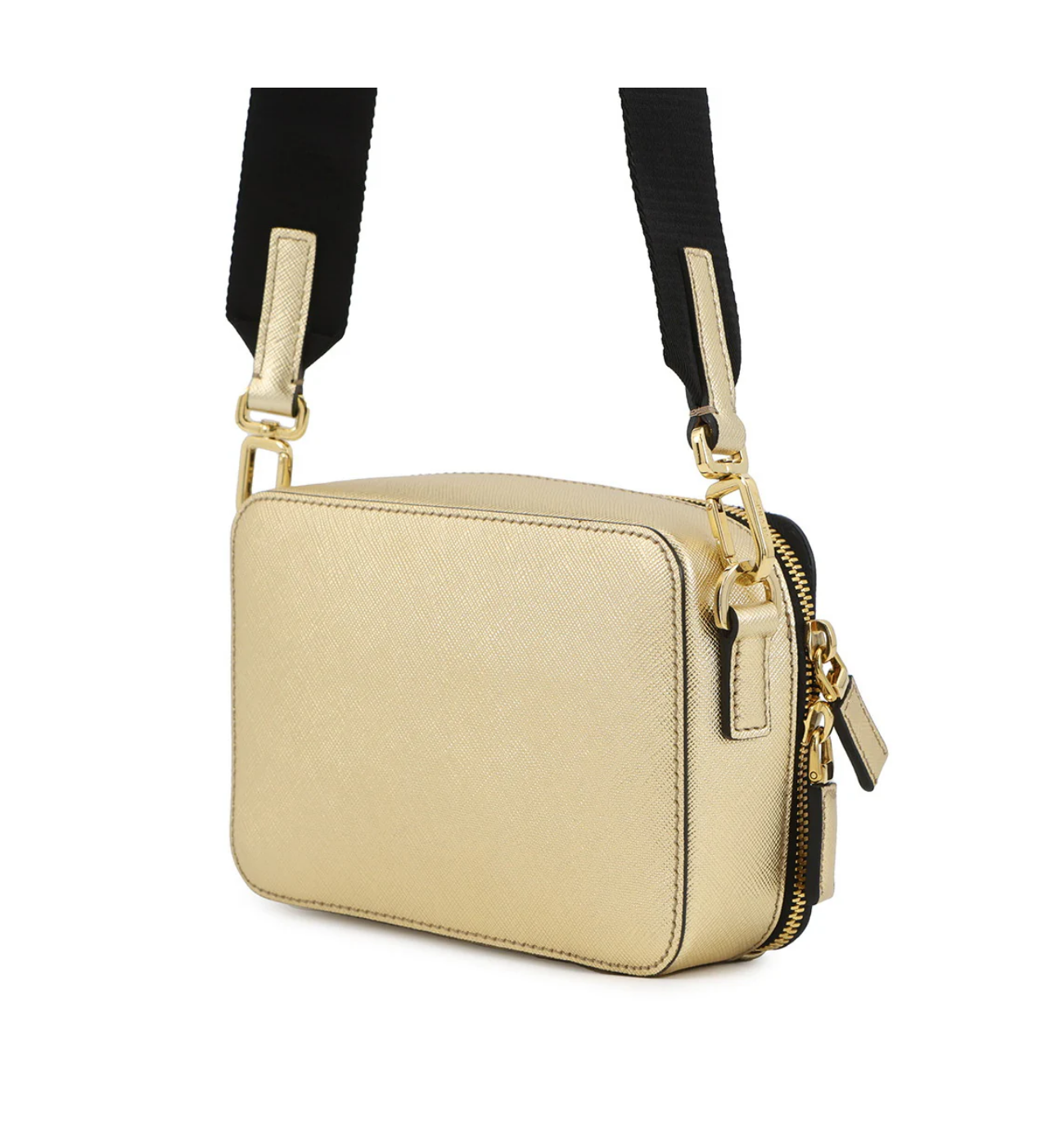 PRADA Triangle Logo Brique Gold Shoulder Bag
