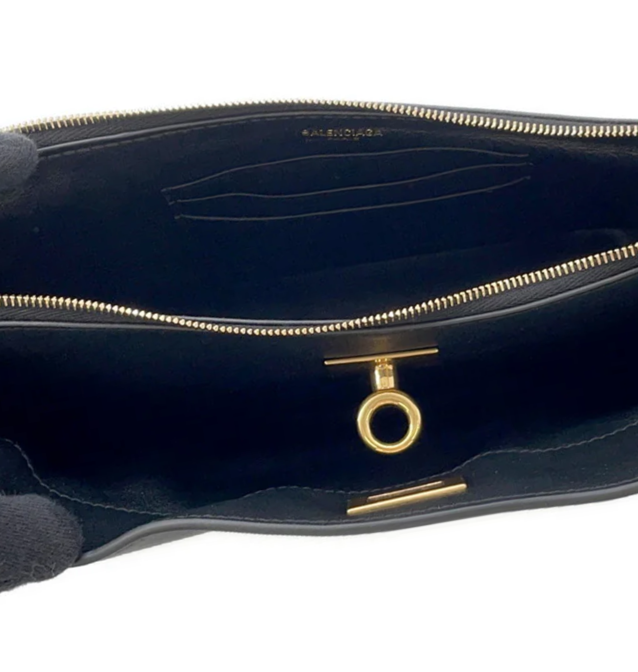 BALENCIAGA Rodeo Black Leather Shoulder Bag