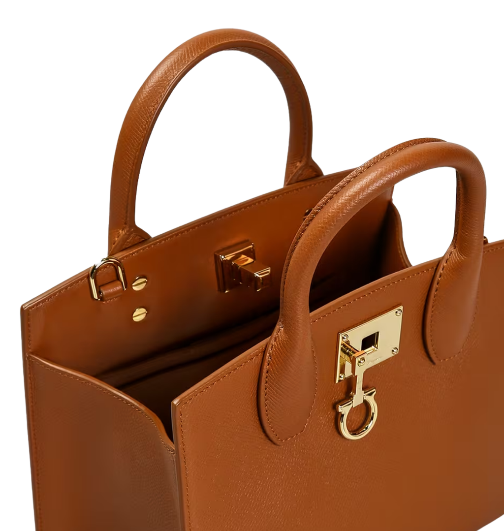 FERRAGAMO Studio Box Leather Bag