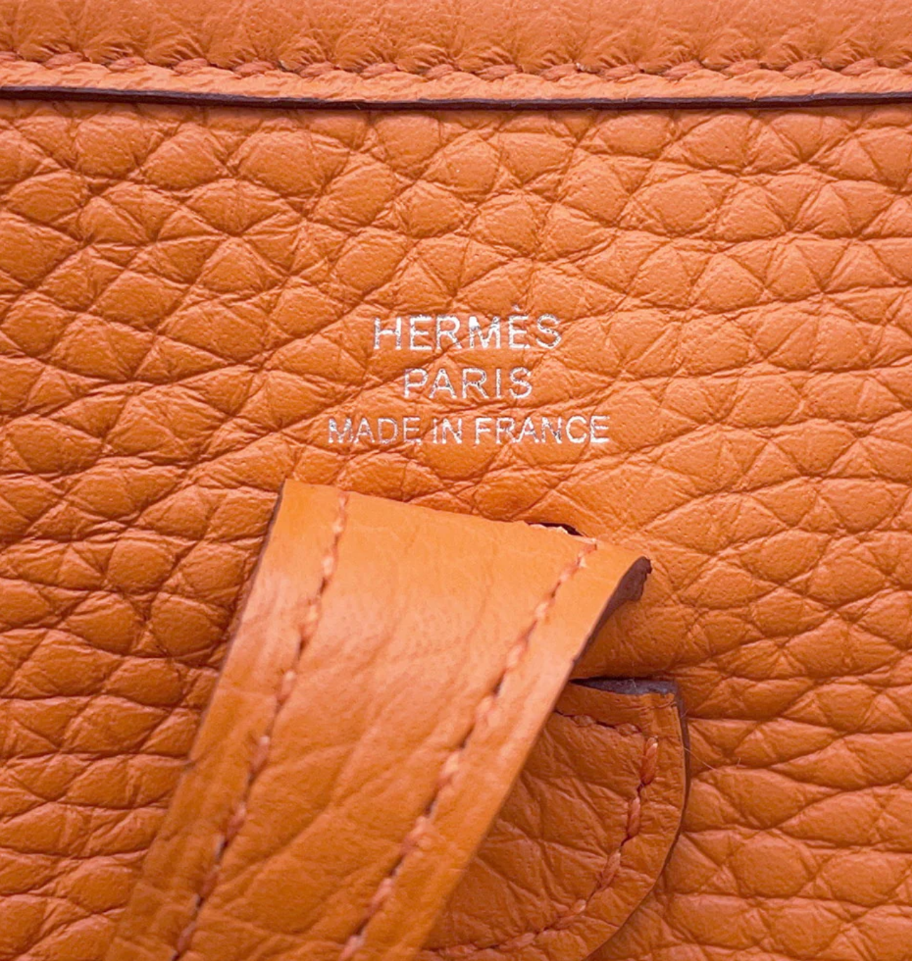 HERMES Evelyne Long Feu Taurillon Clemence Size TPM