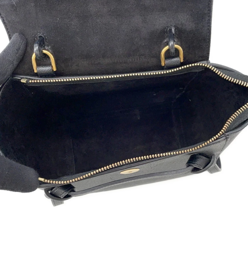 CELINE Black Leather Bag