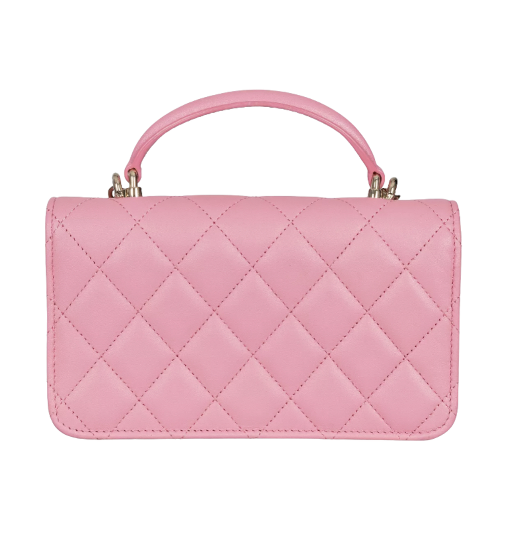 CHANEL Pink Mini Flap Bag