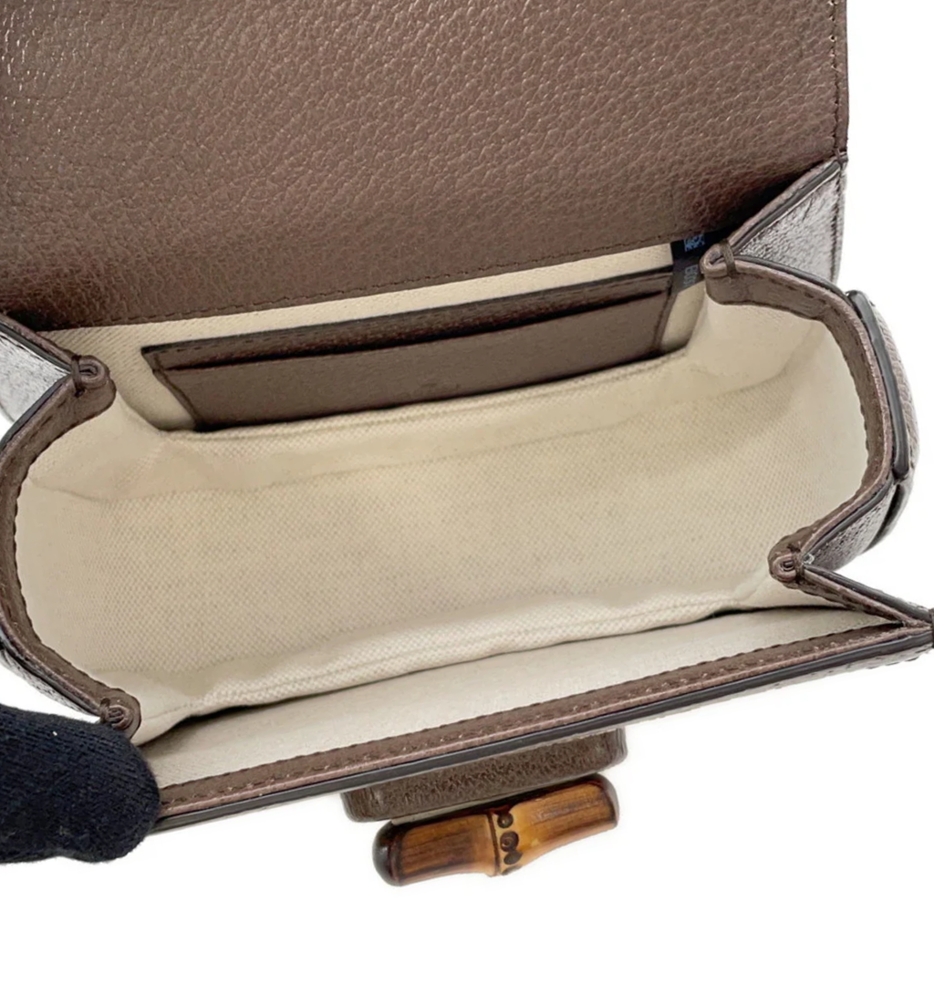 GUCCI Bamboo 1947 Jumbo GG Top Handle Bag