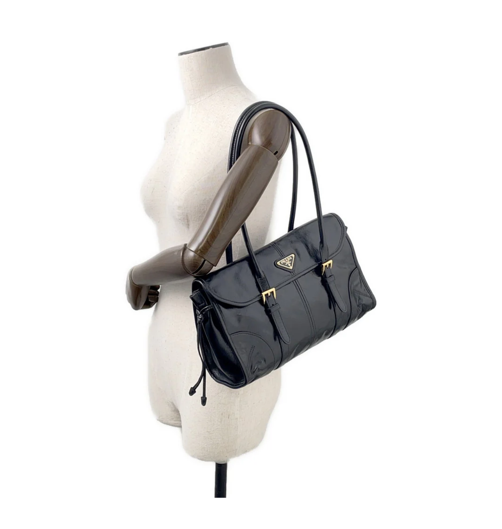 PRADA Medium Leather Shoulder Bag