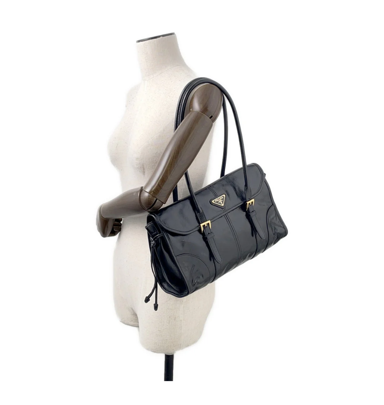 PRADA Medium Leather Shoulder Bag