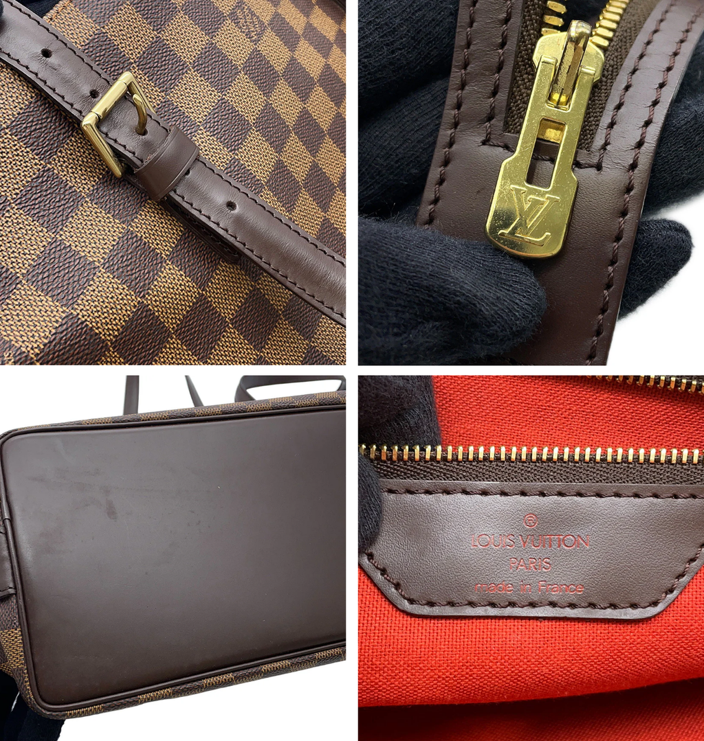 LOUIS VUITTON Chelsea Damier Ebene Canvas Bag