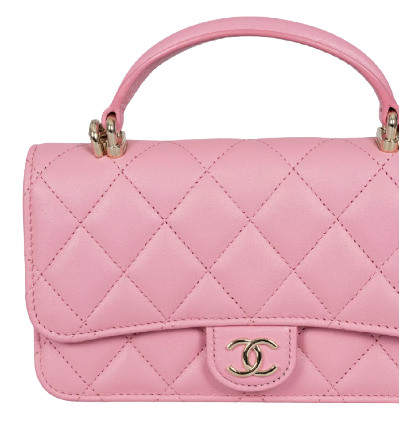 CHANEL Pink Mini Flap Bag