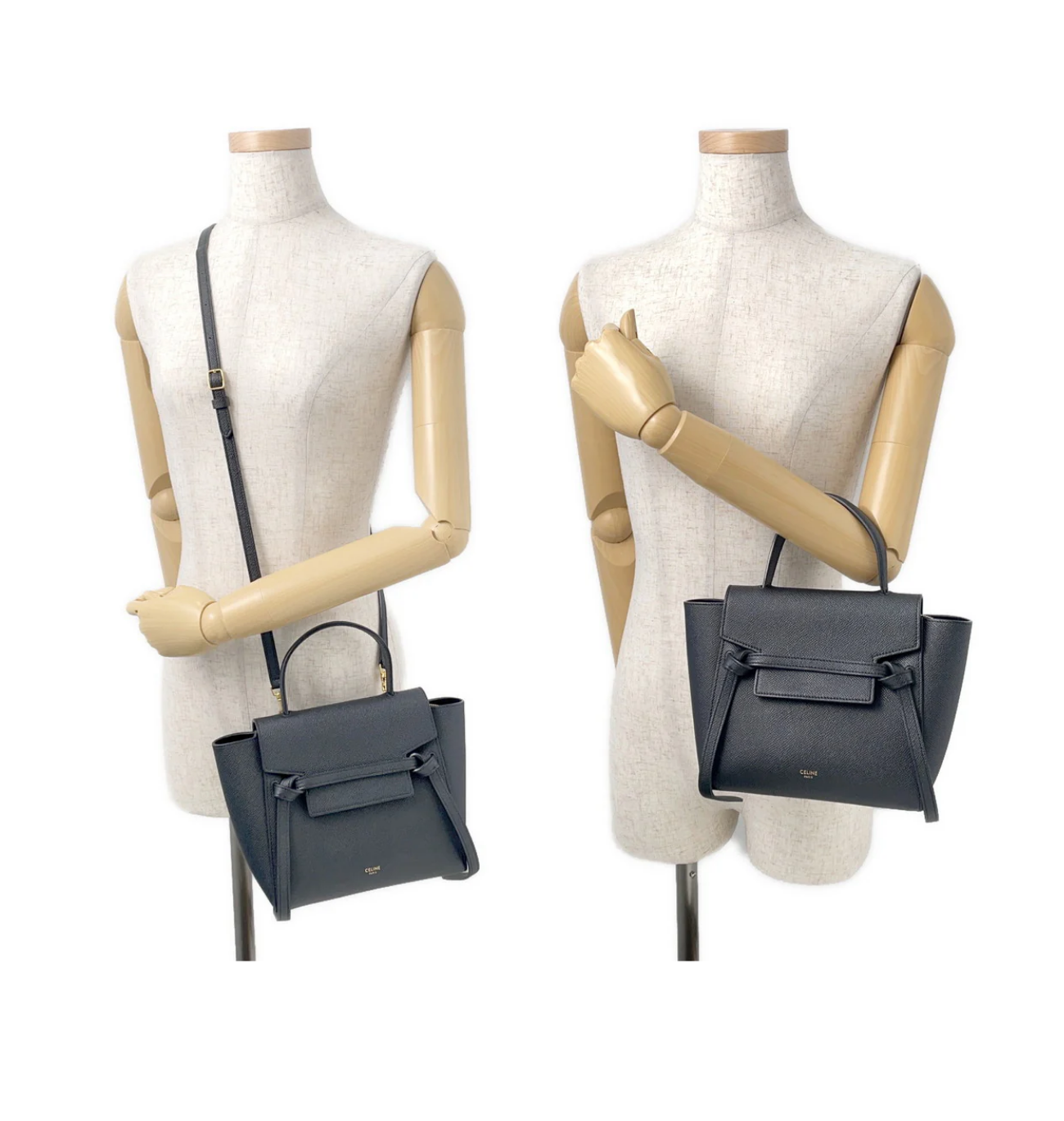 CELINE Black Leather Bag