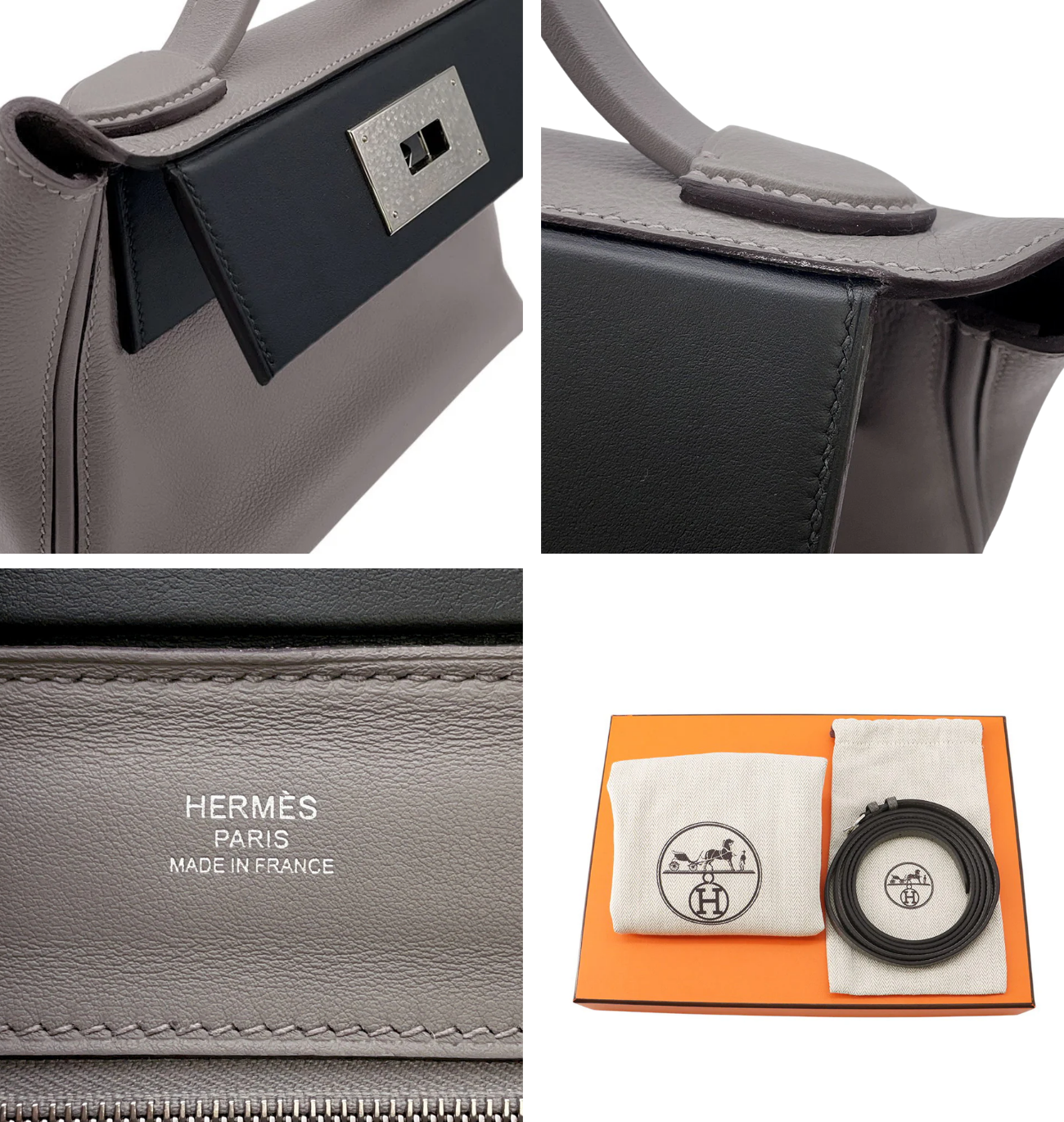 HERMES 24/24 Sac Van Quatre Swift Leather