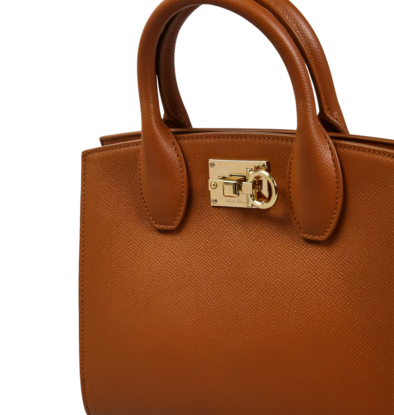 FERRAGAMO Studio Box Leather Bag