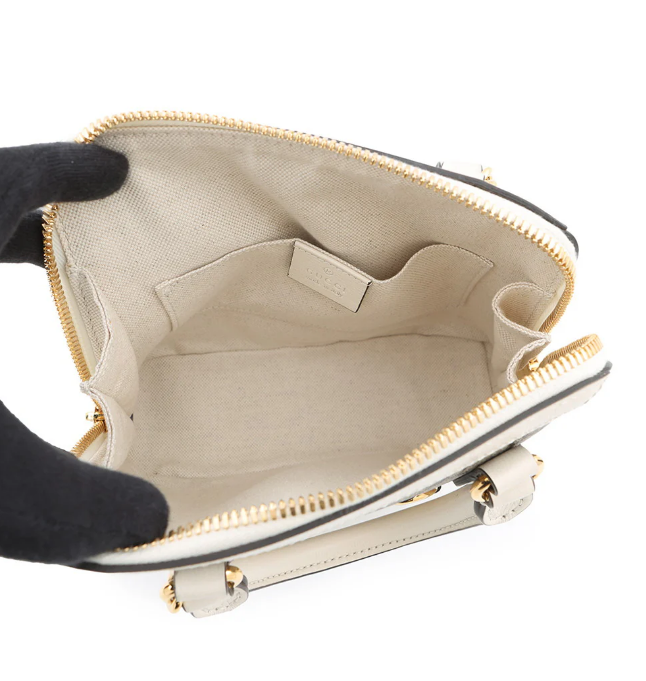 GUCCI Horsebit GG Supreme 2way Handbag