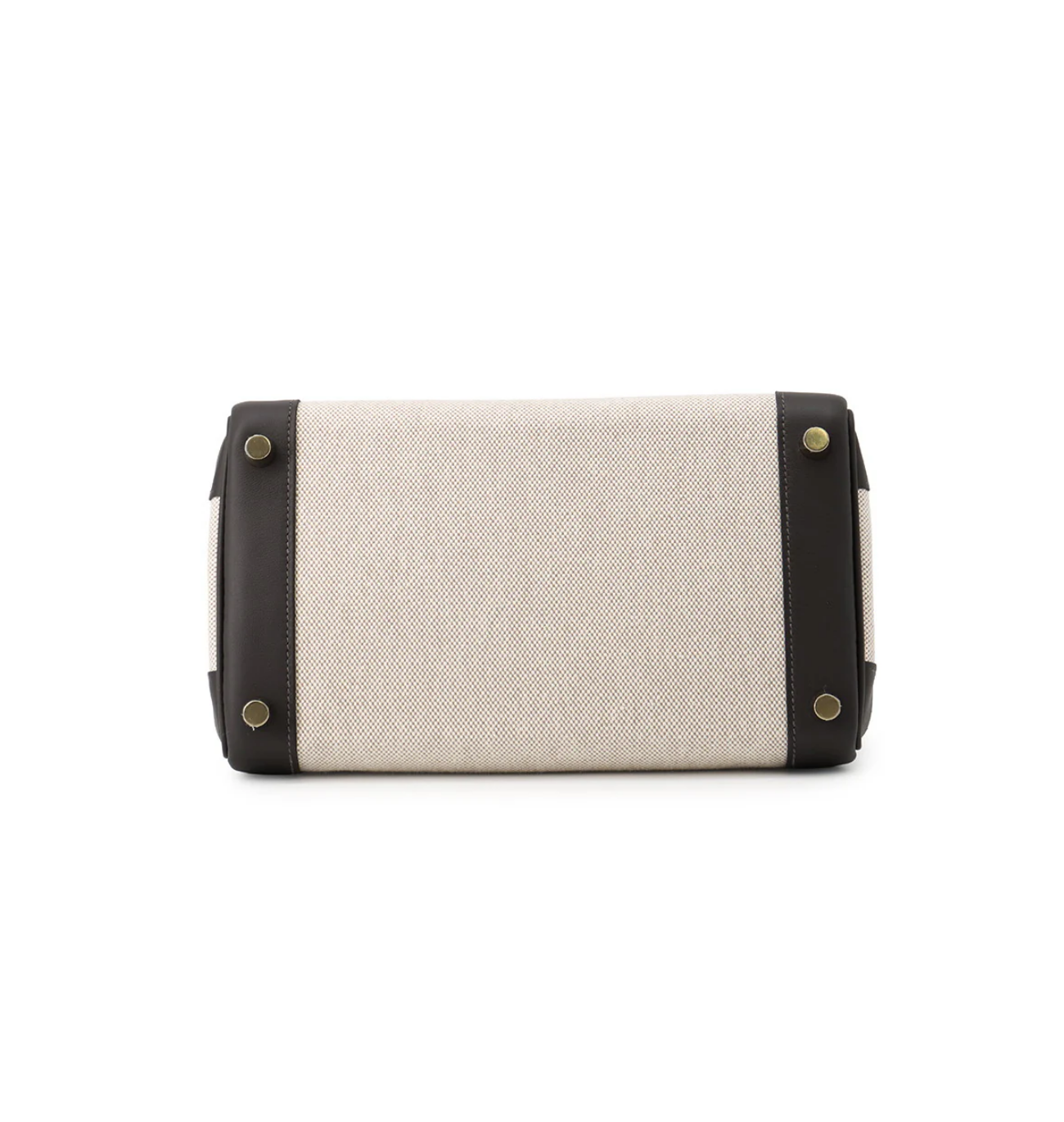 HERMES Birkin 25 Ecru/Baybrunn Toile H Swift Leather