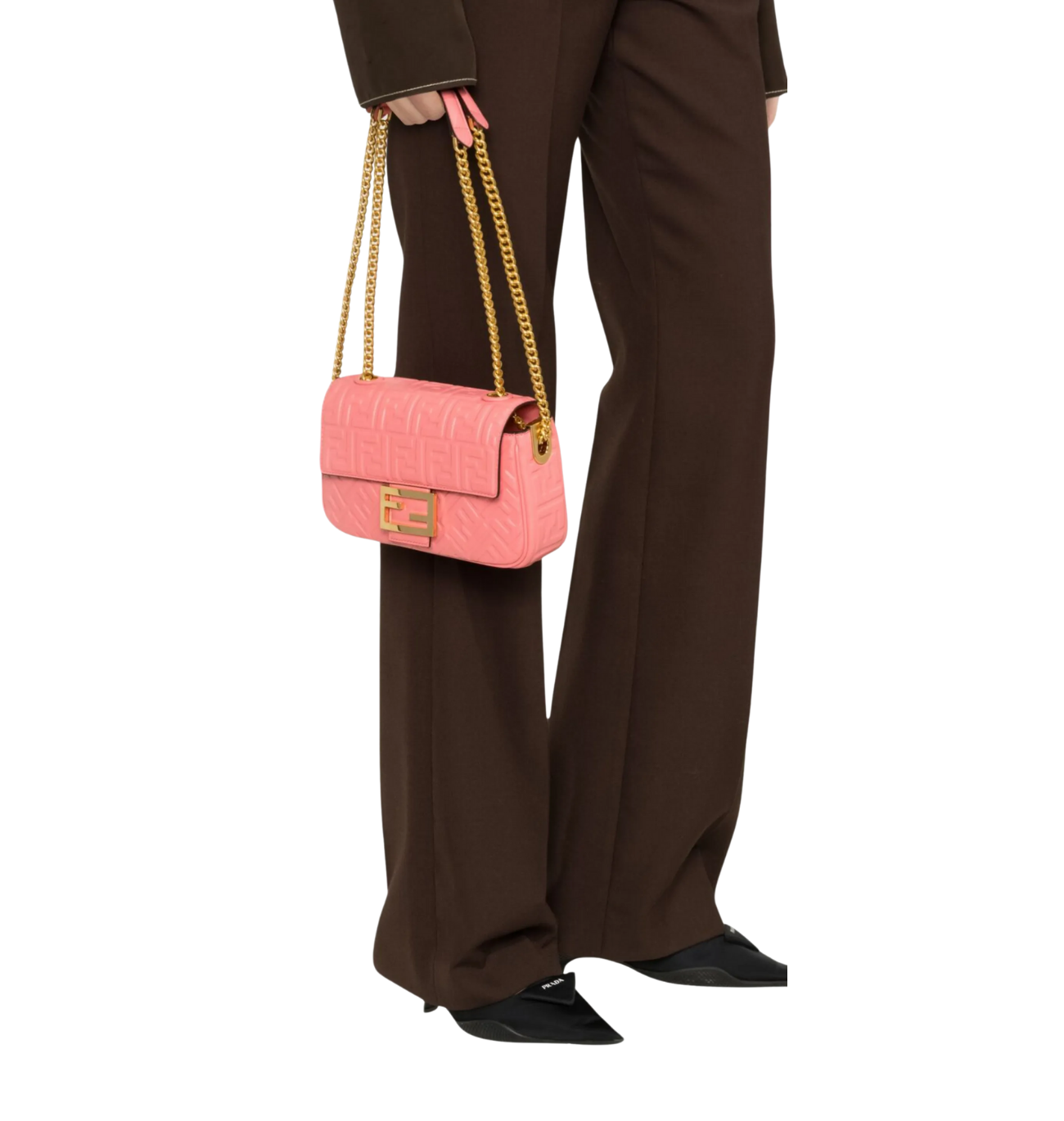 FENDI Medium Baguette Chain Shoulder Bag