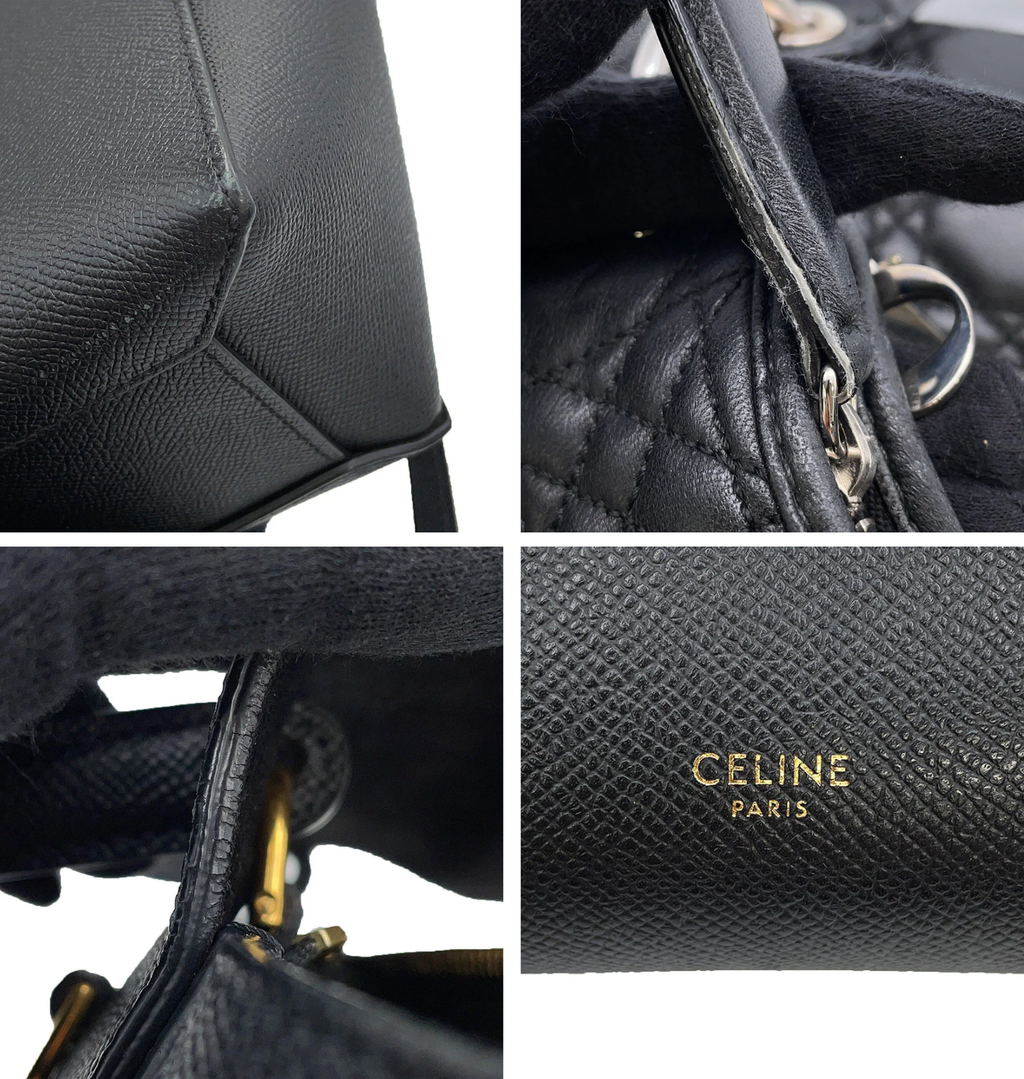 CELINE Black Leather Bag