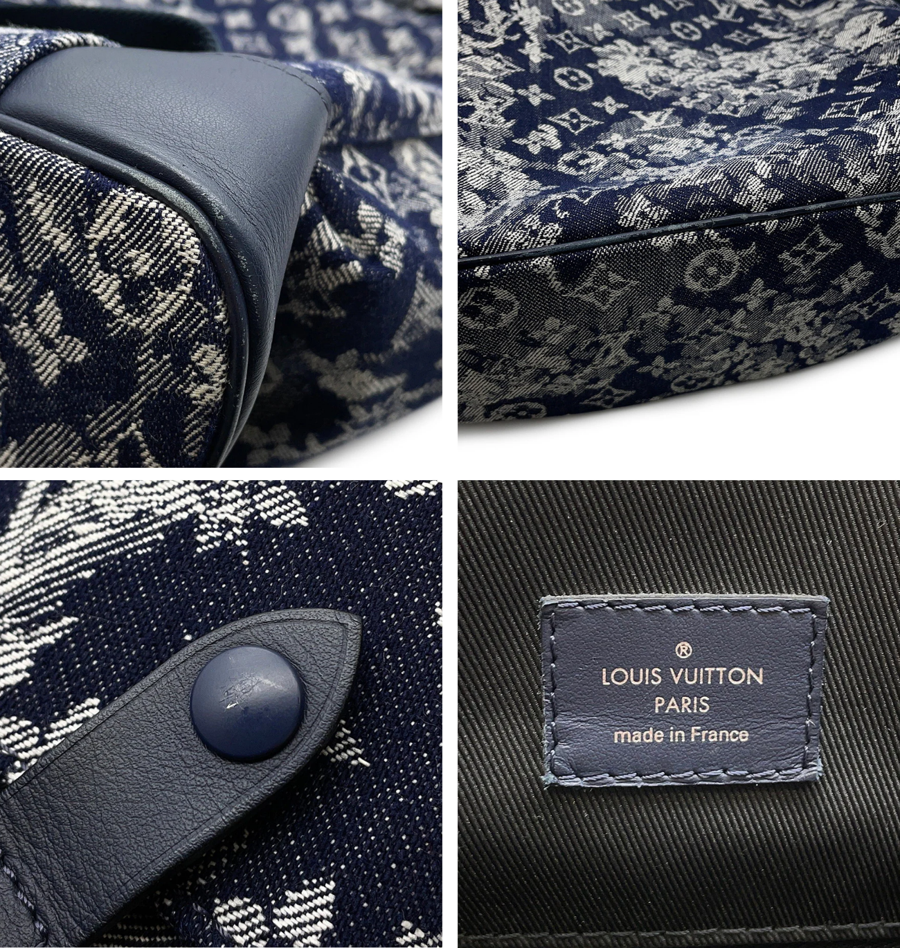 LOUIS VUITTON Christopher PM Navy Blue