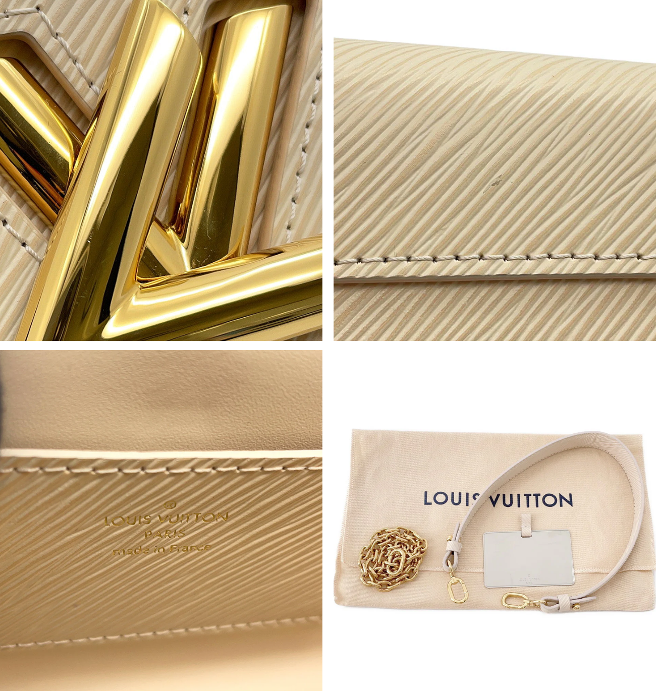 LOUIS VUITTON Twist Quartz Epi Leather Bag