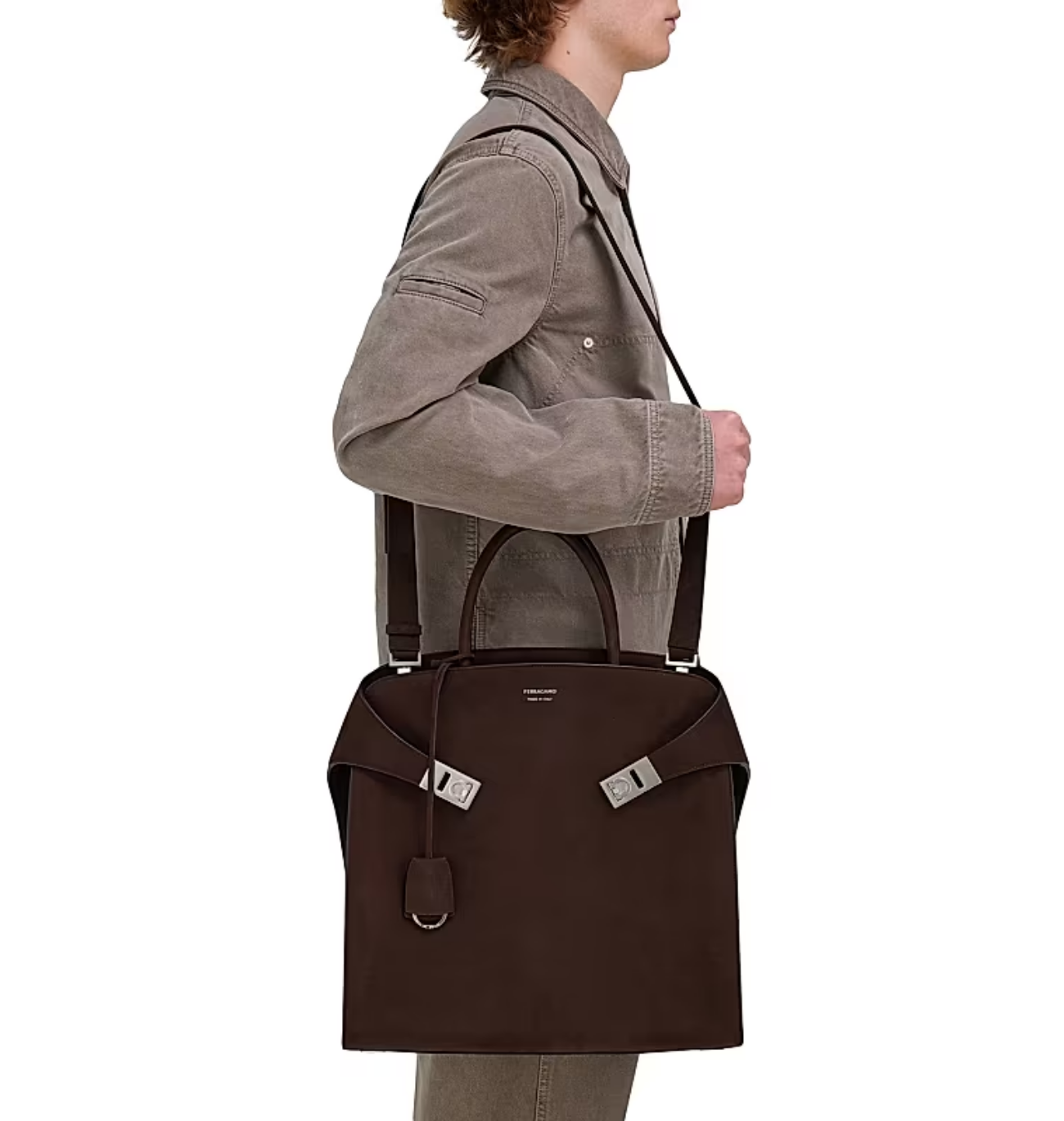 FERRAGAMO Hug Tote Bag