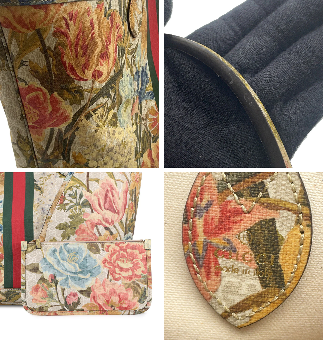 GUCCI Flora Ophidia Large Tote Bag