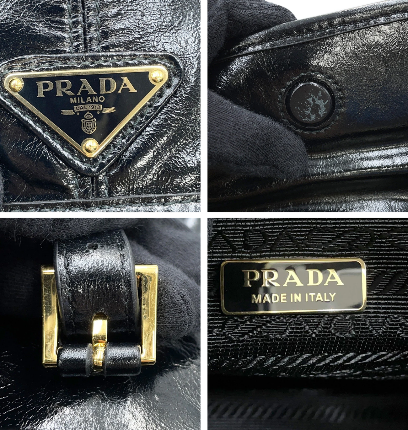 PRADA Medium Leather Shoulder Bag