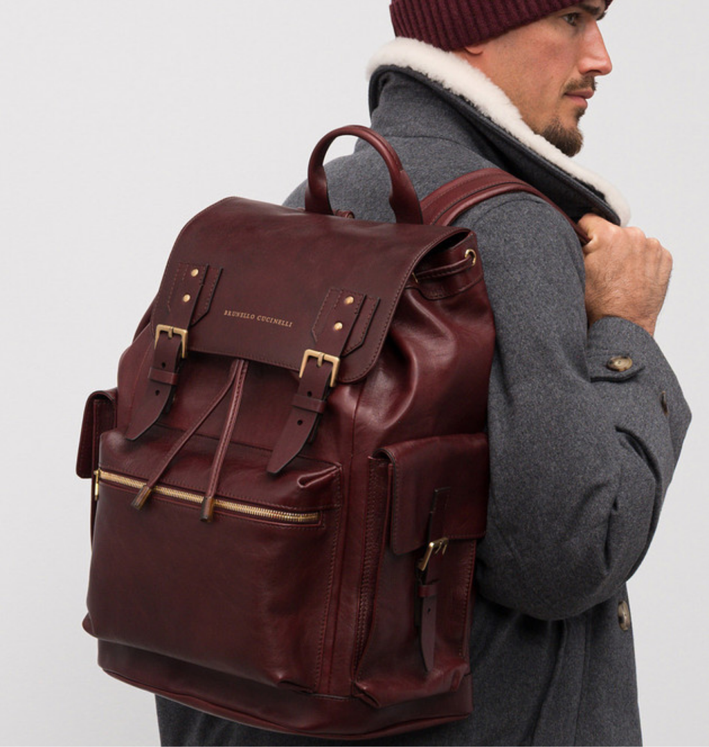 BRUNELLO CUCINELLI Leather Backpack